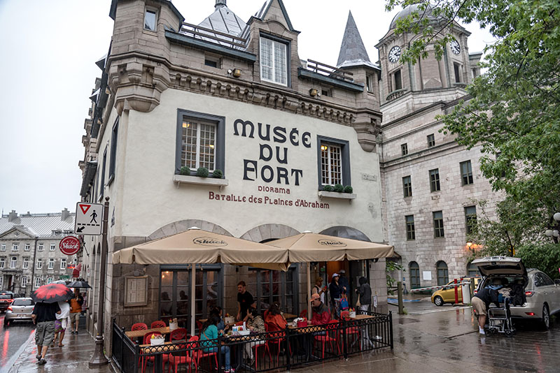 Historic Musée du Fort in Quebec City